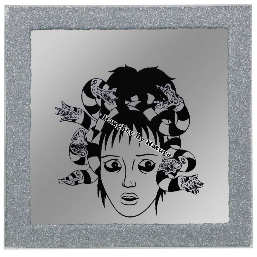 Medusa Graphic Mirror Art